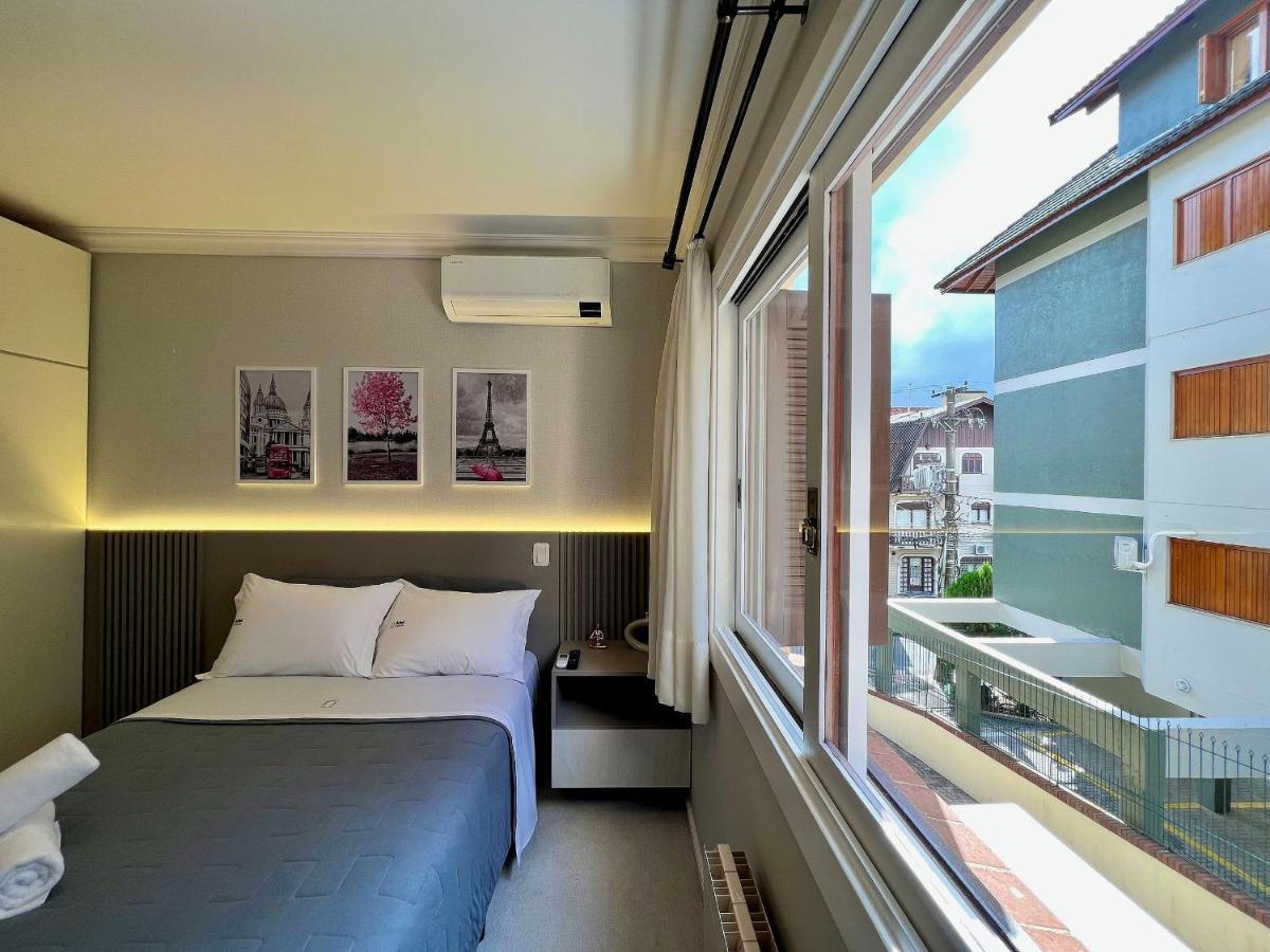 Apartamento Palladio 1Dorm Centro By Achei Gramado Eksteriør bilde